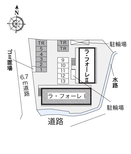 ★手数料０円★羽曳野市西浦　月極駐車場（LP）